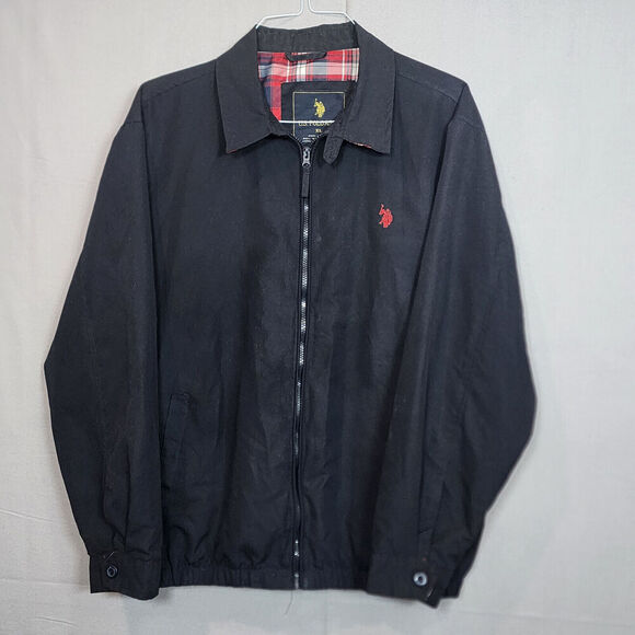 U.S. Polo Assn. Men's Navy Blue Lined Golf Jacket Size XL - Picture 2 of 5